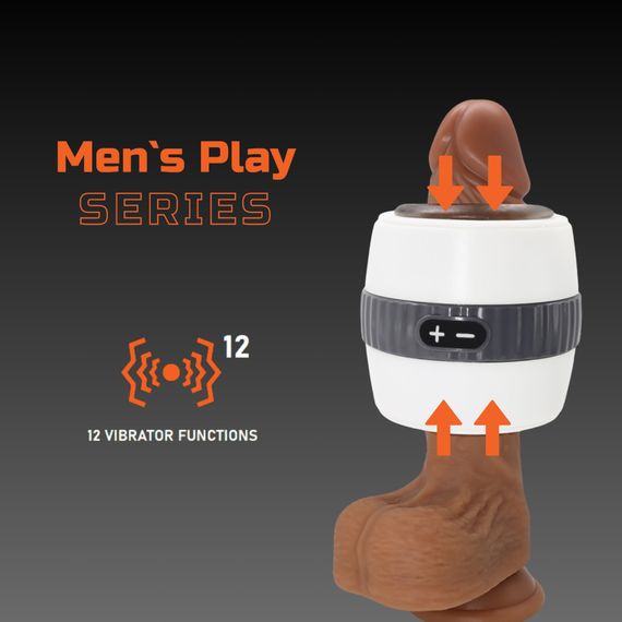Мастурбатор - Erospace Men’s Play Vibrating Male Masturbator B3 | Зображення 3