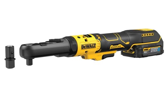 Гайкокрут кутовий - ключ-храповик акумуляторний DeWalt з АКБ та ЗП DCF510E2G