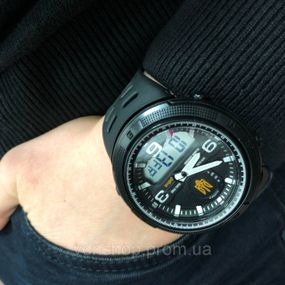 Стильні армійські годинники SKMEI 5561/1655BKWT, Польові годинники для армії Водонепроникні QS-79