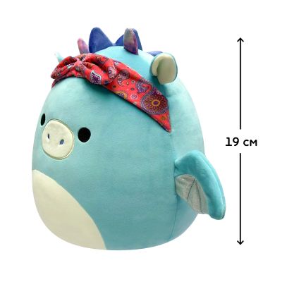 М&apos;яка іграшка Squishmallows Дракон у бандані 19 см (SQCR04125) | Зображення 1