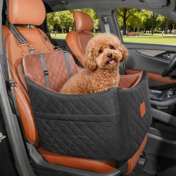 Крісло-Лежанка Для Собак 2в1 NEWPET Premium В Машину З Ремінним Кріпленням Металевим Карабіном Та М’якою Анатомічною Подушкою