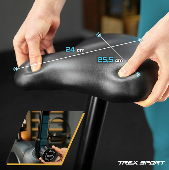 Велотренажер Trex Sport TX-350MB RIZE магнітний чорний | Зображення 3