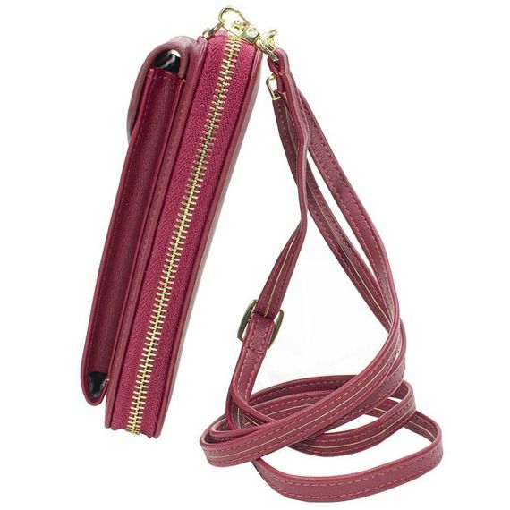 Жіночий гаманець Baellerry N8591 Red сумка-клатч для телефону грошей банківських карток | Зображення 5