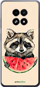 Чохол на Realme 13+ 5G Єнотик з кавуном "4605u-3891-2448"