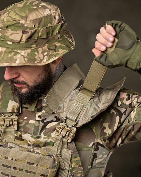 Тактична плитоноска з двома точками швидкого скидання Мультикам Asdag мультикам ОЛ2725 | Зображення 9