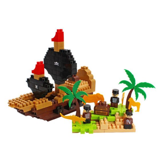 Дитячий розвиваючий конструктор "Pirate island" 2642TXK 170 деталей | Зображення 8