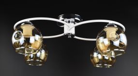 Люстра стельова на 4 лампочки 26181 Білий 20х36х47 см.