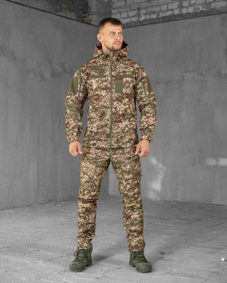 Тактичний костюм софтшел хижак ТР6452