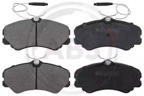 Колодки передні гальмівні 405/J5/A3/C25/Ducato/AR Series 85-99, A.B.S. (36589)