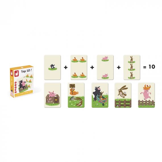 Настольная игра мемо Janod Топ 10 J02760 (J02760) | Зображення 4