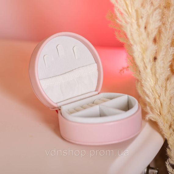 Скринька для прикрас з еко шкіри 10×9×4.5 см ​​органайзер для ювелірних виробів HP-5-31P | Зображення 5