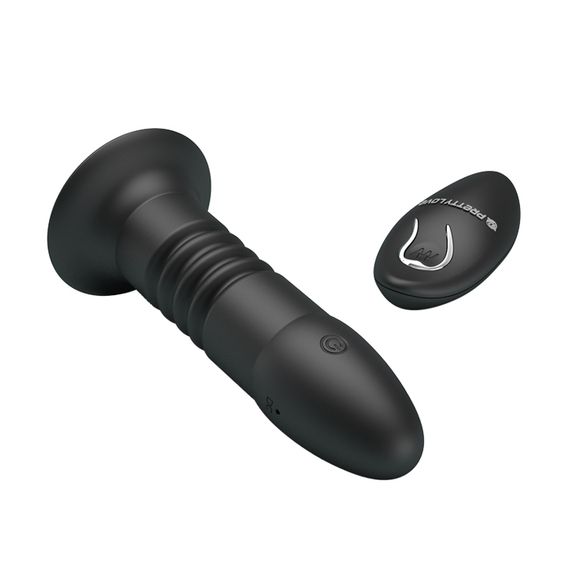 Анальна пробка - Pretty Love Magic Jingers Anal Plug Black | Зображення 7