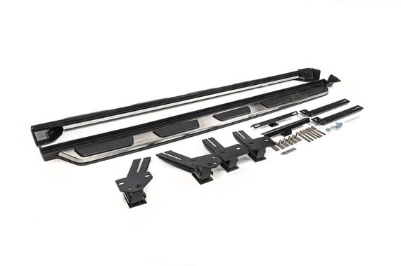Боковые пороги OEM V1 (2 шт., алюминий) для Ауди Q7 2015-2024 гг | Зображення 4