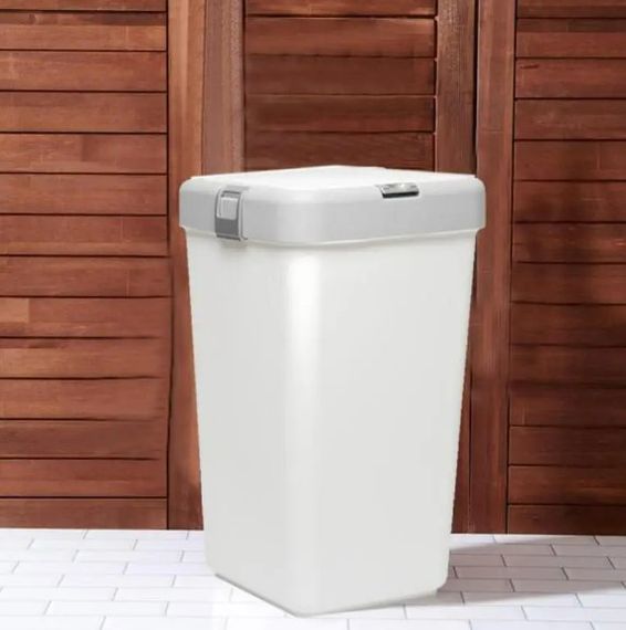 Кошик для білизни Motek білий 40 л (MT-08) | Зображення 4