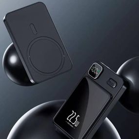 Power Bank с поддержкой беспроводной зарядки 10000мАч 22.5W Черный