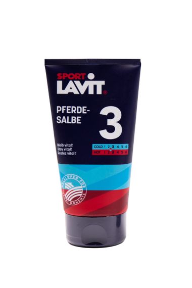 Спортивний бальзам Sport Lavit Pferdesalbe 150 мл з кінським каштаном, Охолоджуючий і зігріваючий бальзам для м'язів