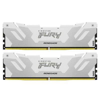 Модуль памяти для компьютера DDR5 64GB (2x32GB) 6000 MHz Renegade White Kingston Fury (ex.HyperX)