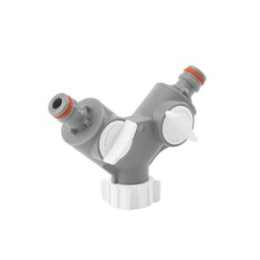 Трійник Bradas WHITE LINE з внутрішньою різьбою 3/4" з запірними кранами WL-2223