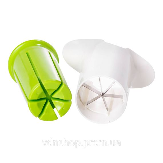 Овочерізка ручна 11×6×11 см кругла універсальна овочерізка механічна мультирізка для овочів і фруктів HP-8-72 | Зображення 3