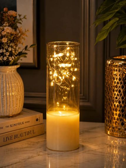 LED свеча KAR283 20 светодиодов 7,5×20 см | Зображення 1