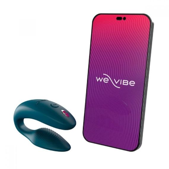 Інноваційний смарт-вібратор We Vibe Sync 2 Velvet Green для пари, зелений Sex Aura | Зображення 3