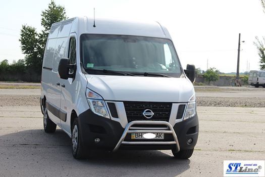 Кенгурятник WT022 (нерж.) для Nissan NV400 2010-2024 гг | Зображення 1