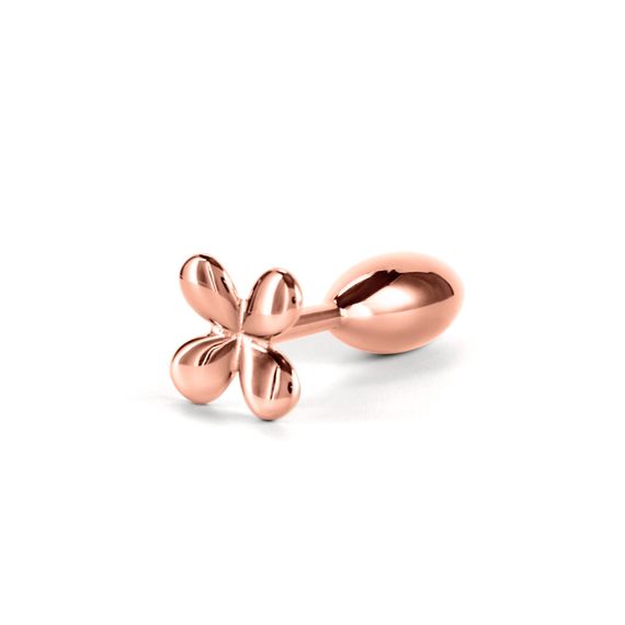 Анальна пробка NS Novelties Rear Assets - Clover - Rose Gold | Зображення 1