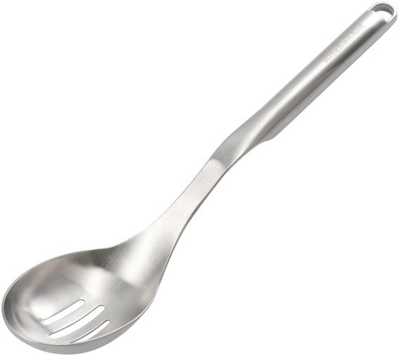 Ложка кухонна з прорізами KitchenAid Premium KMG004OHSS 33.8 см срібляста | Зображення 6