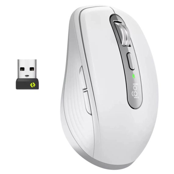 Мишка Logitech MX Anywhere 3S for Business Wireless/Bluetooth Pale Gray (910-006959) | Зображення 1