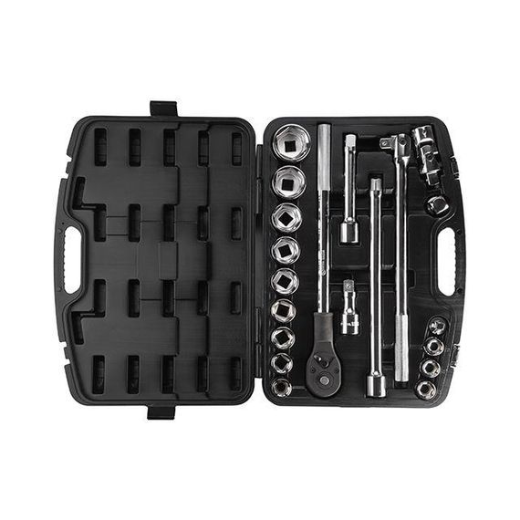 Професійний набір інструментів 3/4", 20 од., Cr-V INTERTOOL ET-6023 | Зображення 1