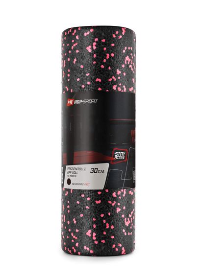 Роллер масажер (валик, ролик) заповнений Hop-Sport EPP 30см HS-P030SYG чорно-червоний | Зображення 1