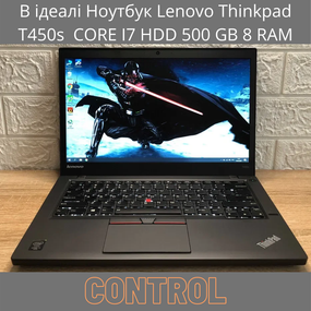 В ідеалі Ноутбук Lenovo Thinkpad T450s CORE I7 HDD 500 GB RAM 8 2 АКБ