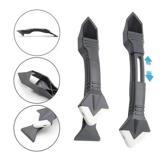 Силиконовый шпатель, скребок для герметика и силикона SILICON TOWEL SCRAPER | Зображення 2