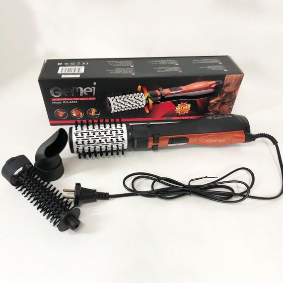 Фен-стайлер для сушіння волосся Gemei, Фен-стайлер для укладання, Хороший фен Щітка сушка волосся OC-35 | Зображення 7