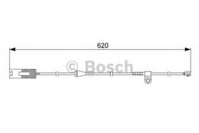 Датчик зносу колодок гальм. BMW (вир-во Bosch) BOSCH 1987474955 на BMW 7 седан (E38)