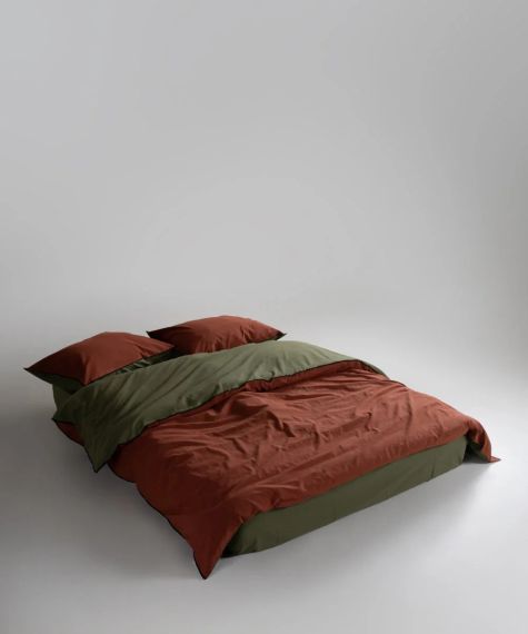 Постельное белье Limasso Stonewashed Essualte 200 х 220 см Capulet Olive - Autumn | Зображення 5