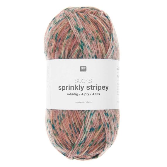 Rico Design Socks Sprinkly Stripey, 002 | Зображення 2