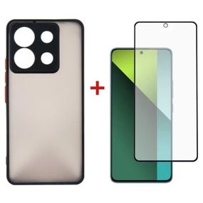Чехол для мобильного телефона Dengos Kit for Xiaomi Redmi Note 13 Pro 5G case + glass (Black) (DG-KM-68)