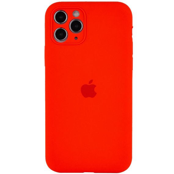 Чохол Silicone Case Full camera для iPhone 12/12Pro Red