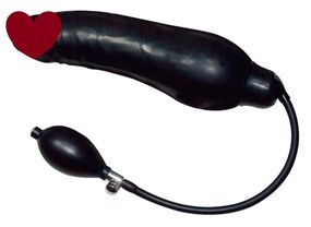 Фалоімітатор з накачуванням реалістичний You2Toys чорний, 23 х 4 см Sex Aura