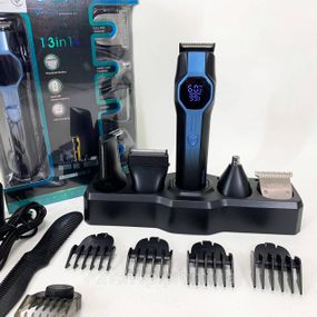 Акумуляторна машинка-тример для стрижки волосся VGR V-173 13 в 1, Тример для волосся портативний BX-60