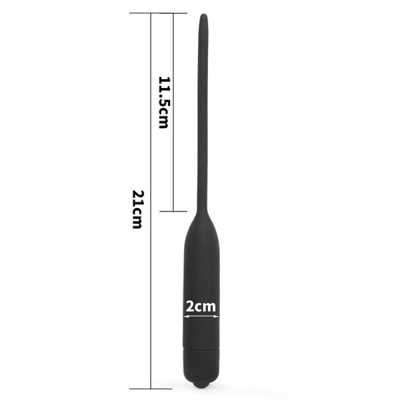 Стимулятор уретри - Anal Indulgence Collection Silicone Vibrating Urethral Dilator Sex Aura | Зображення 9