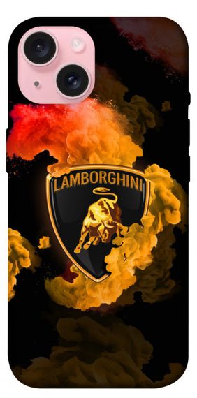 Чохол з картинкою Lamborghini logo для Apple iPhone 15 (6.1")