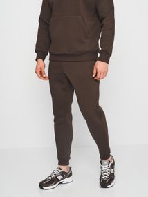 Штани чоловічі теплі коричневого кольору, 2XL