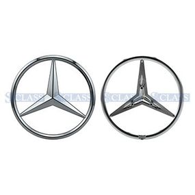 Эмблема крышки багажника Mercedes Benz W140 91-98/ W251 06-, Wender Parts, M 140 758 0058,