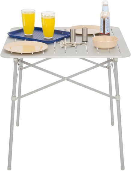 Стіл розкладний кемпінговий зі сталевого каркасу до 30 кг Highlander Aluminium Slat Folding Table Small