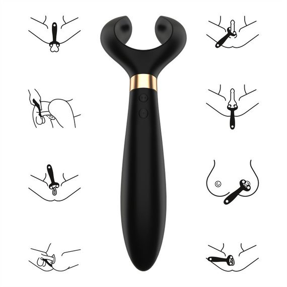Вібратор для пар Endless Fun колір: чорний Satisfyer (Німеччина) Sex Aura | Зображення 3