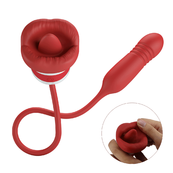 Вібростимулятор PRETTY LOVE Ashlynn, 5 vibration functions 5 thrusting settings 5 licking settings Sex Aura | Зображення 8