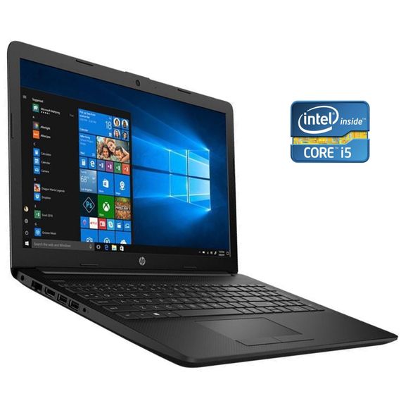 Ультрабук HP 15-da0627ng / 15.6" (1920x1080) TN / Intel Core i5-8250U (4 (8) ядра по 1.6 - 3.4) / 8 GB DDR4 / 240 GB SSD / Intel HD Graphics 620 / WebCam б/у