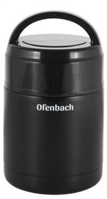 Термос харчовий Ofenbach 800мл із нержавіючої сталі, чорний